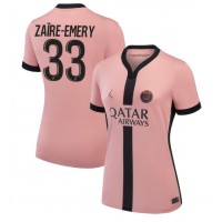 Fotbalové Dres Paris Saint-Germain Warren Zaire-Emery #33 Dámské Alternativní 2024-25 Krátký Rukáv